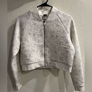 Balance Athletica White Bomber Jacket